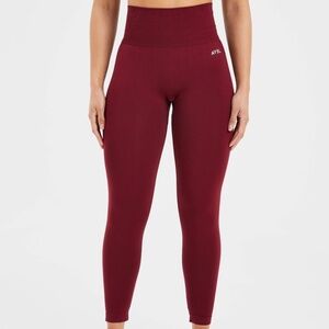 AYBL Empower Seamless Leggings | Red Wine | Size XS